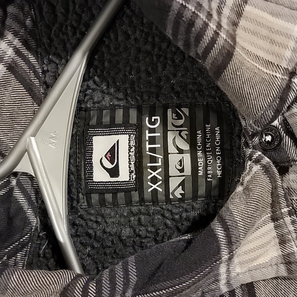 Quicksilver XXL sherpa lined flannel jacket - Picture 2 of 7